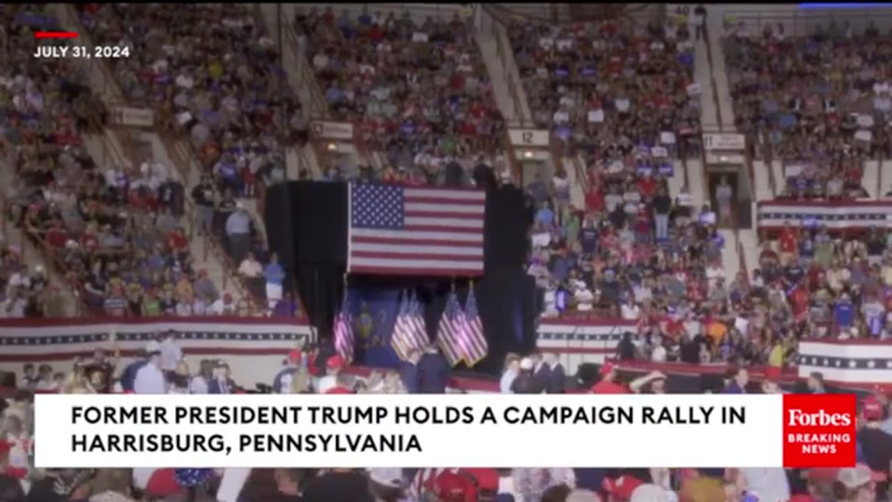 Trump Holds First Campaign Rally In Pennsylvania After Assassination Attempt