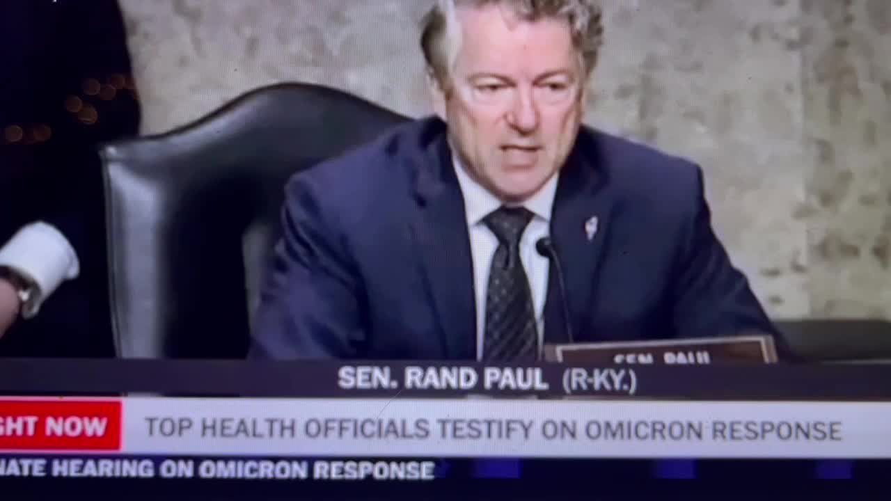 Rand Paul dresses down Fauci on his claim that he is stoking violence against him