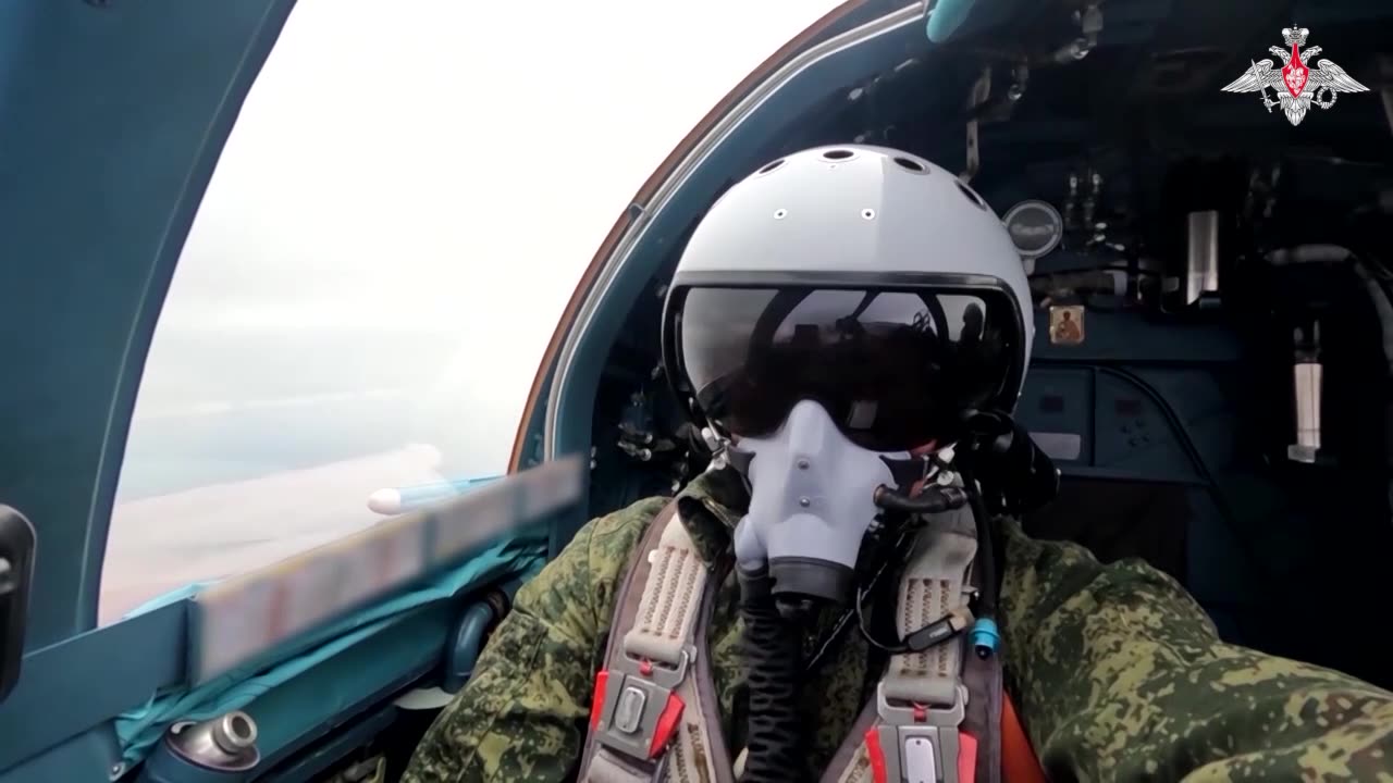 Report on the work of Su-34 fighter-bomber crews