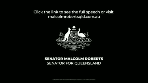 We have been misled, Malcolm Roberts Australian Senator