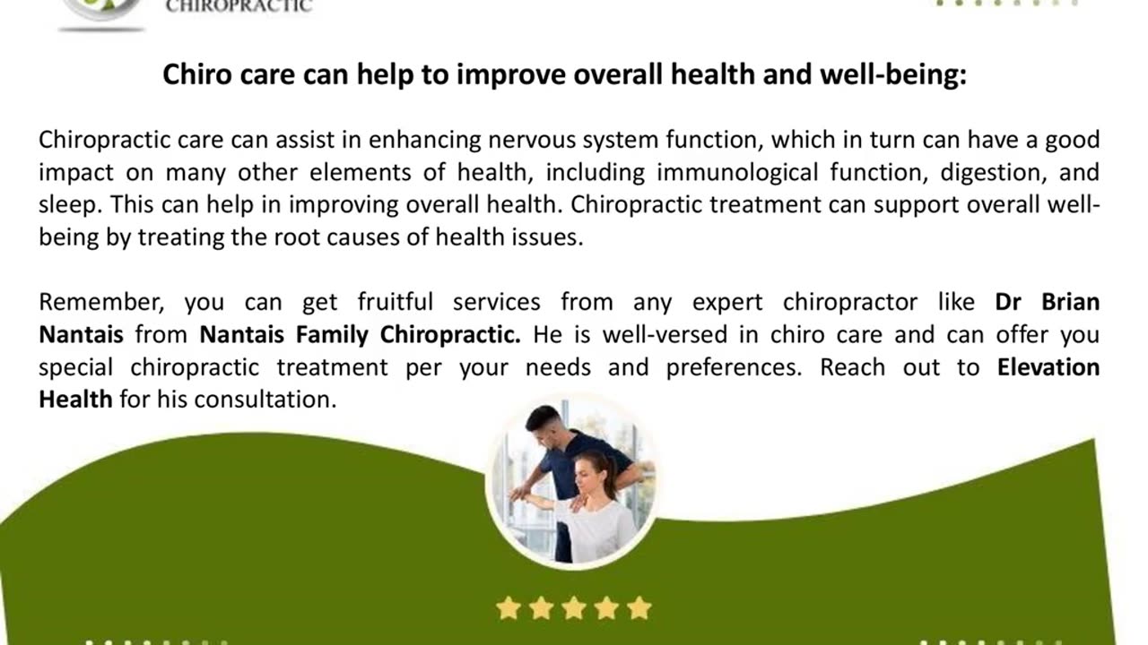 The Role Of Chiropractic Treatment In Integrative Medicine