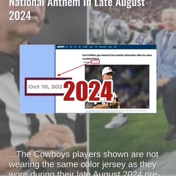 Fact Check: NFL Referee Did NOT Expel 10 Players For Kneeling During National Anthem In August 2024