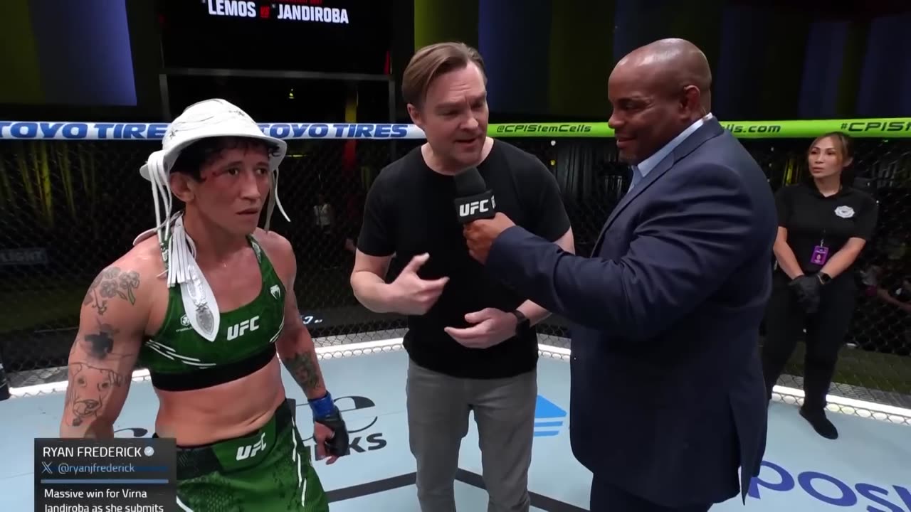 UFC : Virna Jandiroba Octagon Interview