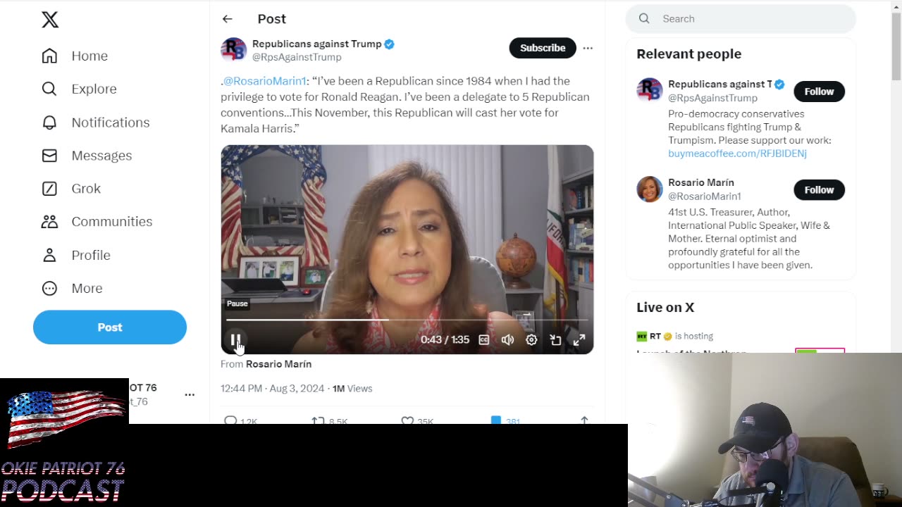 Republicans endorse Harris, Joe Rogan Special, CNN Caught Using AI To Fake Kamala Harris Event