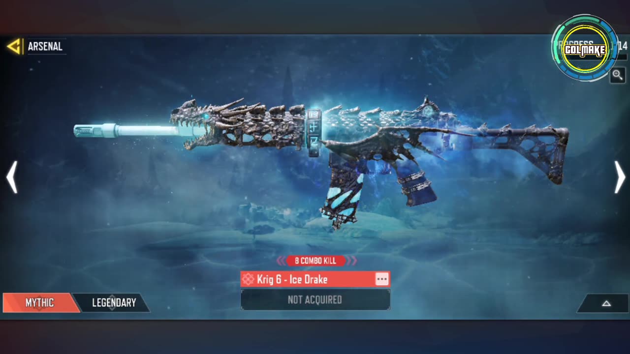 CALL OF DUTY MOBILE MYTHIC KRIG6 ICE DRAKE SOUNDTRACK CODM