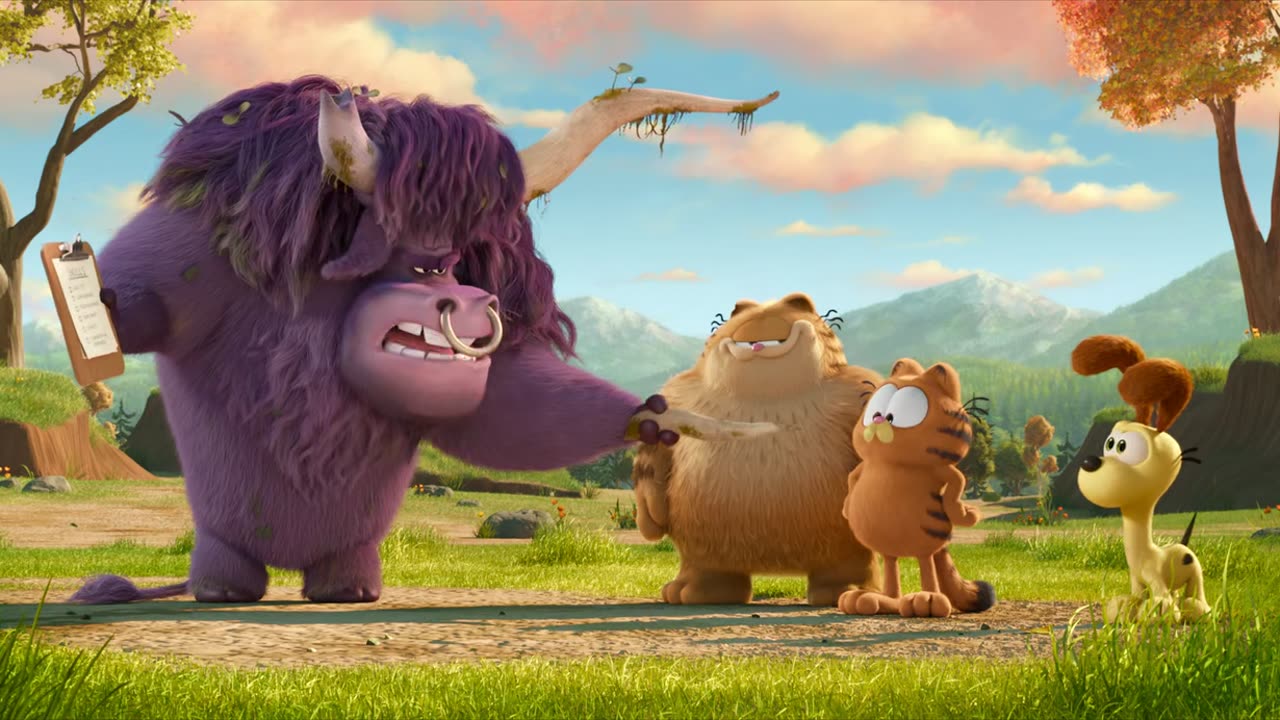 New releases cartoon movie the garfield