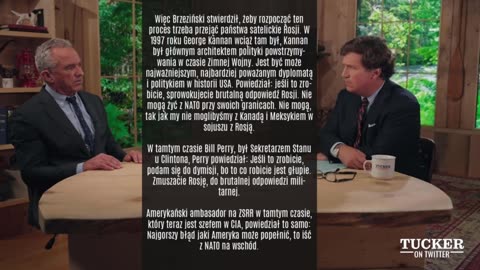 Robert Kennedy Jr o wojnie na Ukrainie