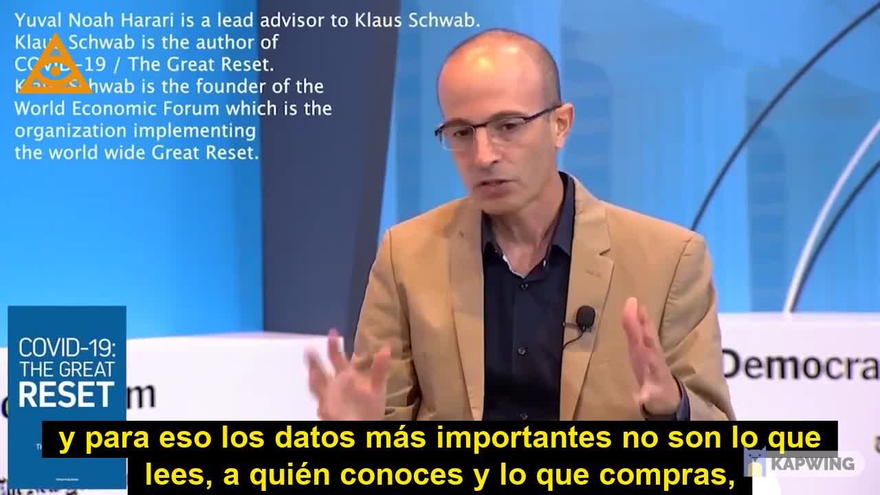 World Economic Forum Klaus Schwab - Yuval Noah Harari 4° Revolucion Industrial