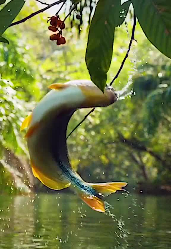 Watch the flying fish