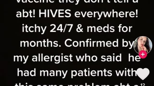 Side effects from the Vaccine