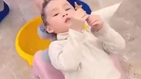 Cute baby funny video