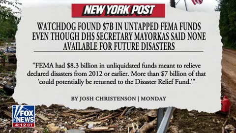 Bombshell report reveals billions in untapped FEMA funds as Americans suffer