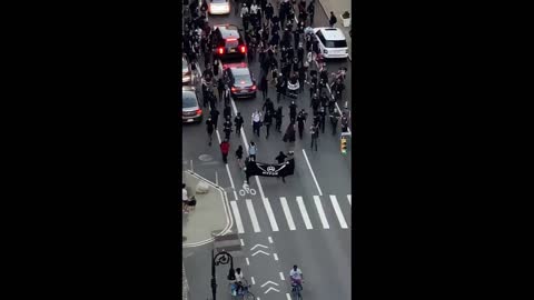 NYPDK AKA 'NYPD Killers' Militant Group Chant "Death To America!" While Marching In NYC