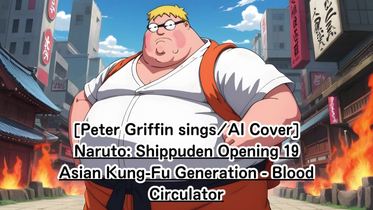 [Peter Griffin AI Cover] Naruto: Shippuden Opening 19 Asian Kung-Fu Generation - Blood Circulator