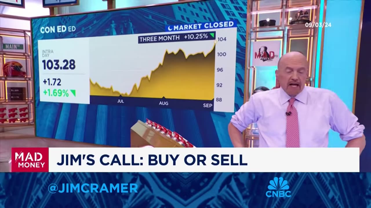 Lightning Round: Con Ed has a great yield and could project itself even higher, says Jim Cramer