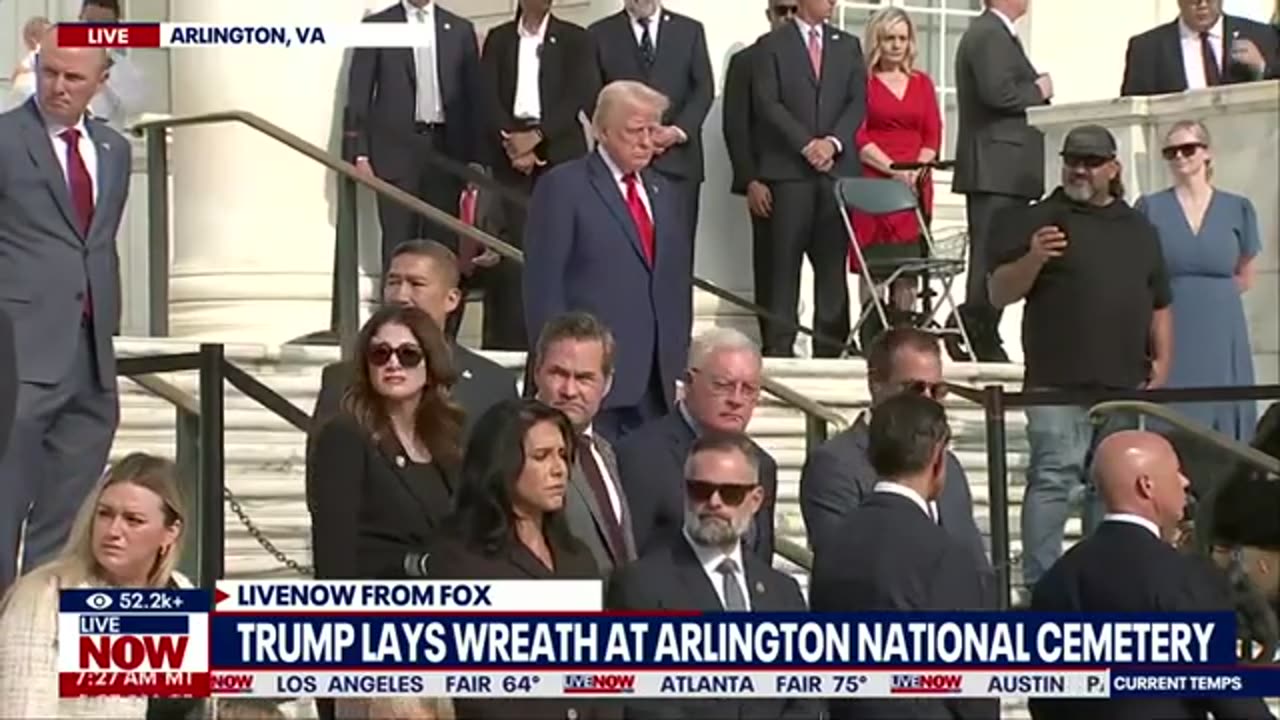 Donald Trump lays wreath at Arlington in honor 13 U.S. service members killed | LiveNOW from FOX