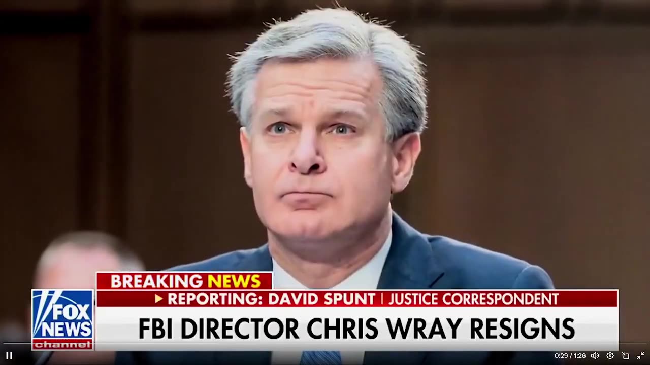 Giám đốc FBI Chris Wray đã từ chức — nhường chỗ cho người được Tổng thống Trump đề cử @Kash_Patel