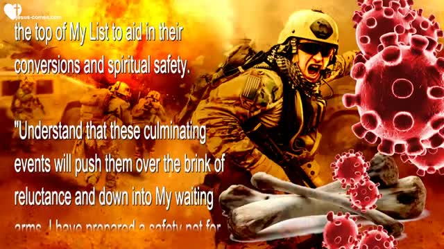 Cleave to Me... Your Tears for your Loved Ones are stored in Golden Flasks ❤️ Love Letter from Jesus