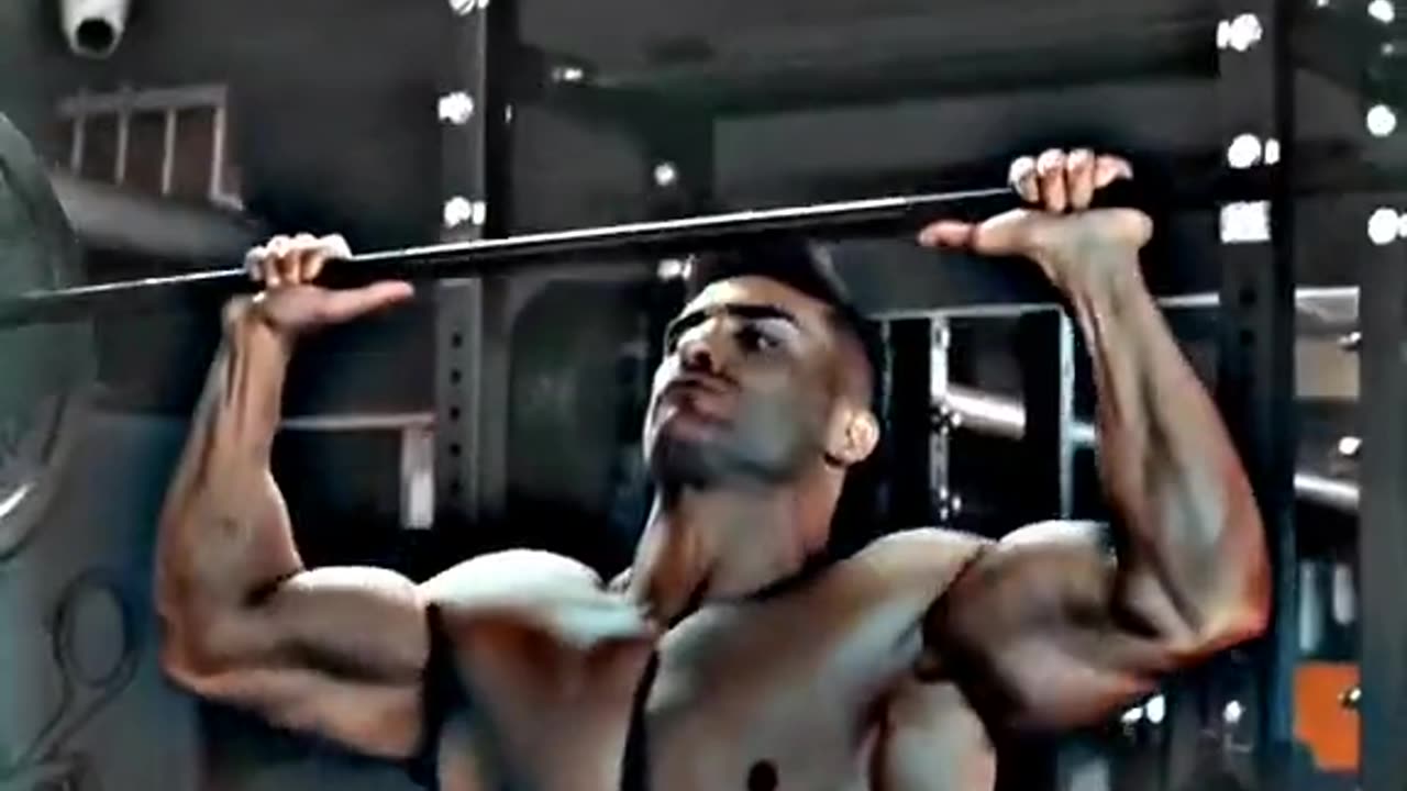 Gym attitude status ||Hard gym workout video