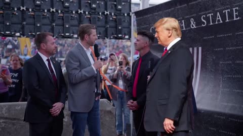 Eric Trump at Reawaken America Tour Post Falls