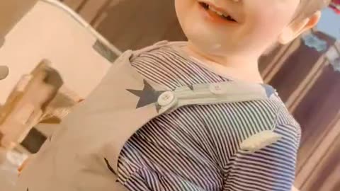 Cute Baby playing with water❤️