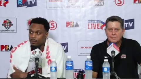 Interview with Best Player Justin Brownlee and Coach Tim Cone [Oct. 9, 2024]