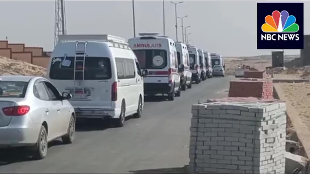 15/11/23 2000 AMBULANCES TO ENTER GAZA FROM TURKEY ALGAMDULILAAH