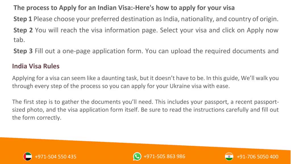 Apply Online Visa From India