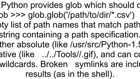 Loop through all CSV files in a folder