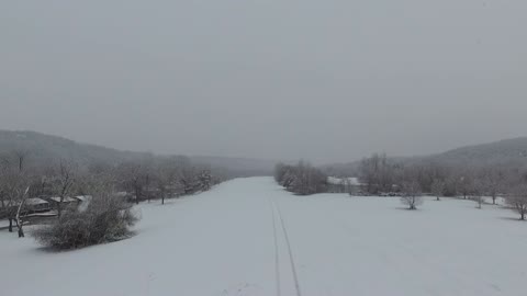 Ozark Snow on the White River