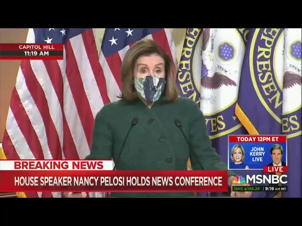 Pelosi to Republicans: the Enemy is in the House