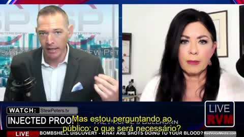 Stew Peters entrevista a Dra Ruby veja o que a vacina da covid está fazendo com seu sangue 🤦