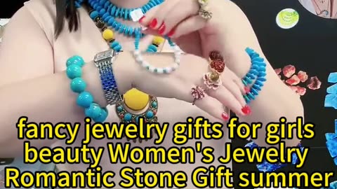 GN-20240914-05 fancy jewelry gifts for girls beauty Women's Jewelry Romantic Stone Gift