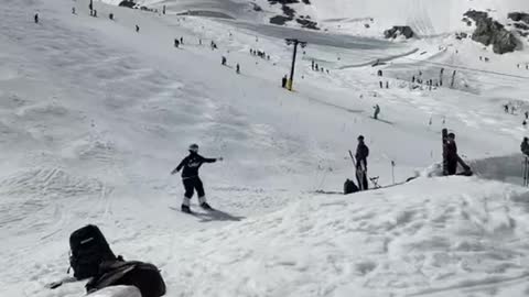 very good skiing skills