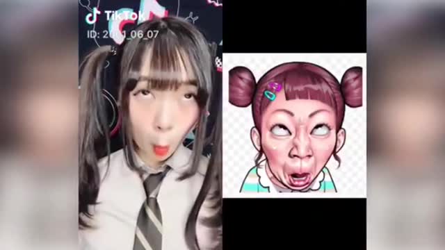 TikTok Funny Face bending