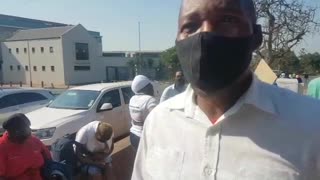 Uncle of Andile "Bobo" Mbuthu speaks outside court