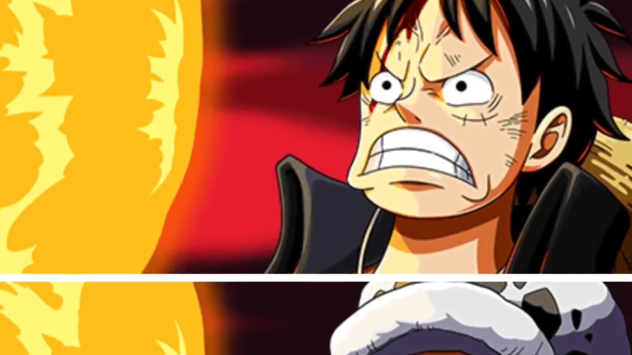One Piece TC: Luffy,Law & Kid(PSY) Whoever Reacts First is The Loser Animation