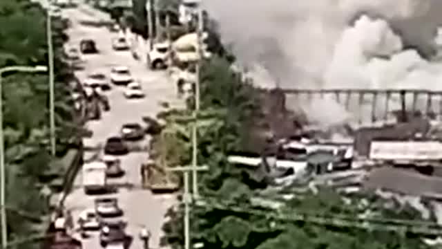 Incendio en el barrio Crespo