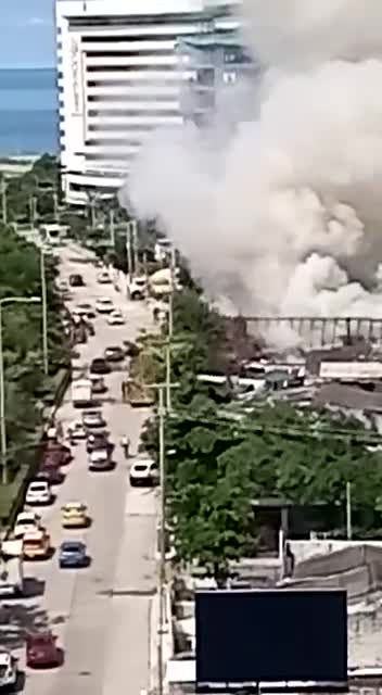 Incendio en el barrio Crespo