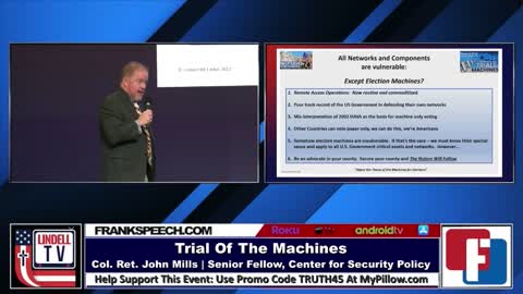 TRUTH SUMMIT DAY 2 - COL. RET. JOHN MILLS, PSYOPS, BREAKING INTO NETWORKS, GOV HACKS, NOT SECURE