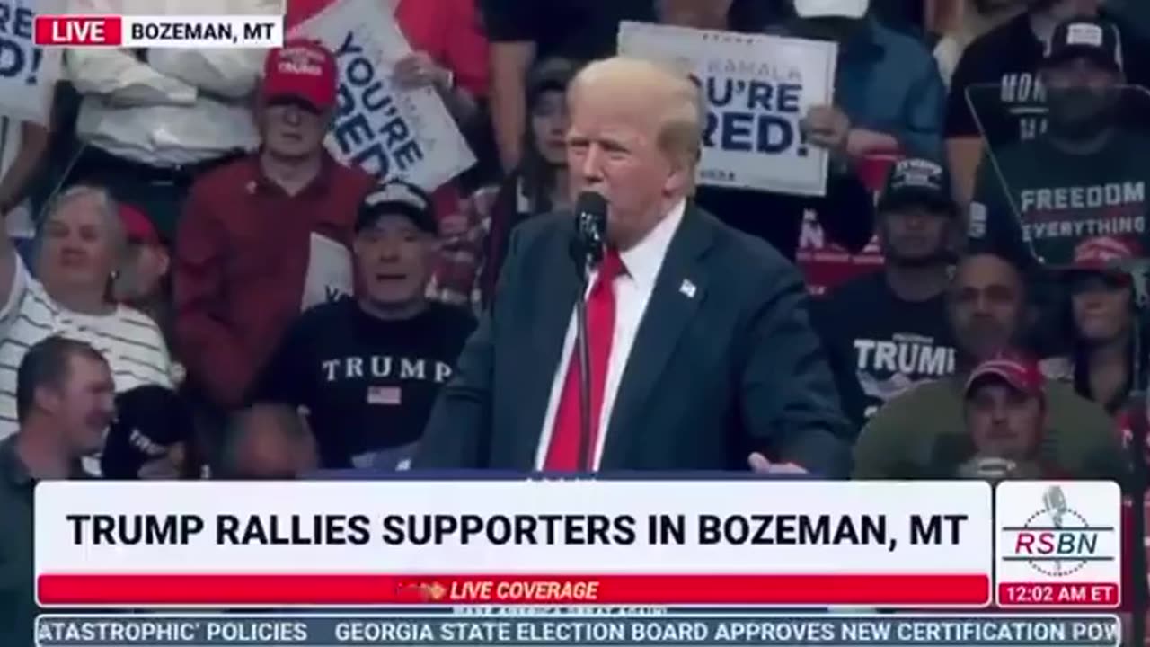 President Donald J Trump: “[Tim Walz] signed a bill allowing p*dophiles