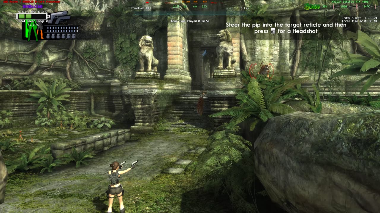 Tomb Raider Underworld 4K PC Gameplay Sony Bravia 9 Rtx 4090 AMD 9800x3d