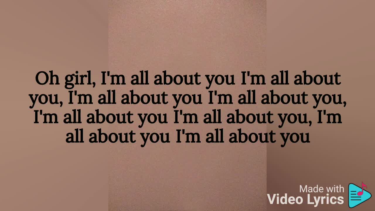 I'm all about you - Aaron Carter