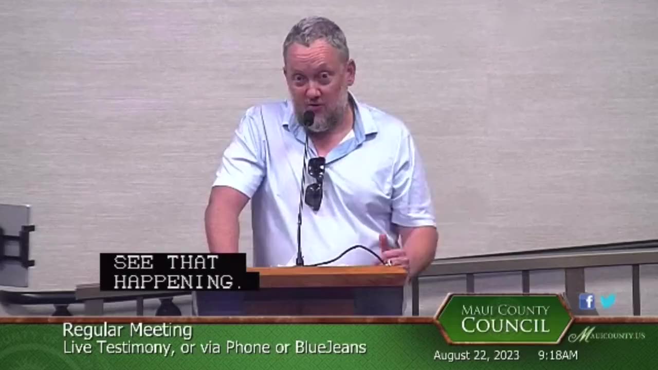 Maui Council Meeting
