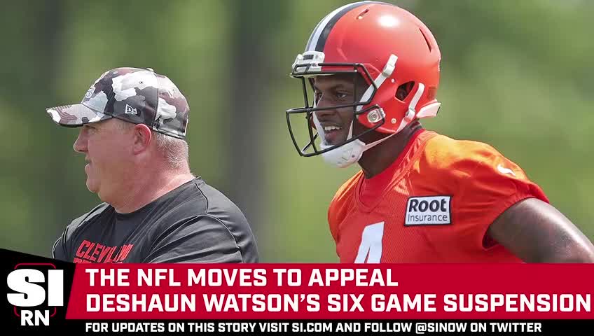 NFL Moves to Appeal Deshaun Watson's Six-Game Suspension