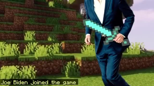 Trump plays Minecraft