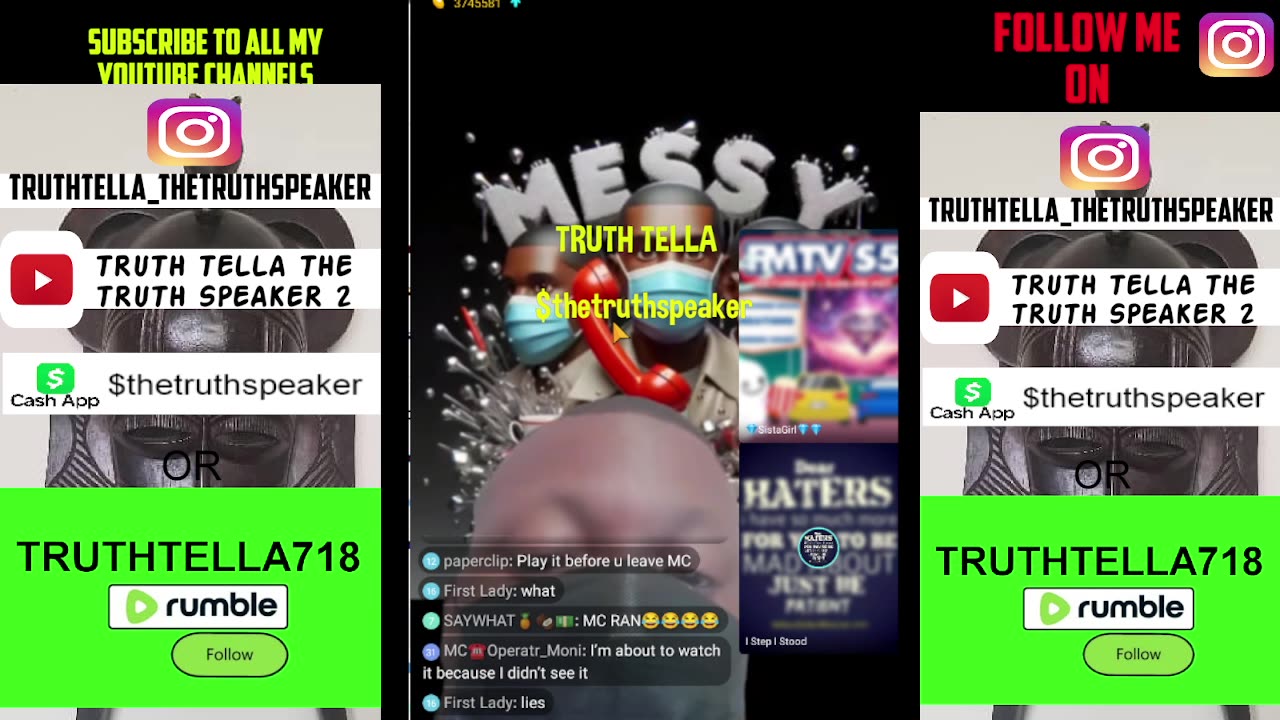 SHOWDOWN ON THE MESSY CALLER SET MRS THERESA VS ZEROFUXGVN MS DIVERSE VS SHAHBUTTA & MORE
