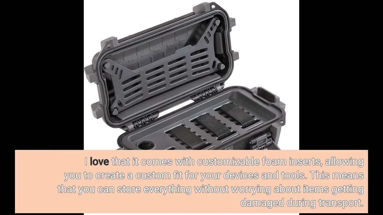 Peli R60 Ruck Protective Container, Waterproof Storage Solution for Small Electrical Devices