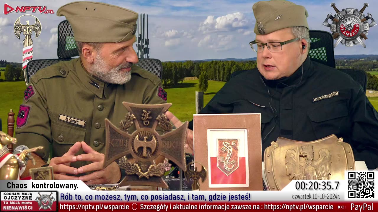 Chaos kontrolowany. Śr 09.10.2024r. W. Olszański, M. Osadowski Rodacy Kamraci NPTV.pl