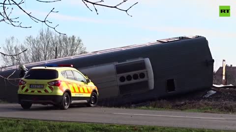 RT. Search-and-rescue op underway after train crash in Hungary